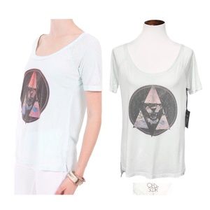 Chaser mint graphic tee